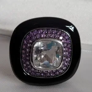 Rarities Jewelry Rarities Carol Brodie Onyx Amethyst Quartz